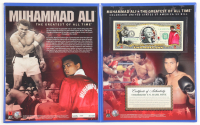 Muhammad Ali Genuine Legal Tender Colorized U.S. $2.00 Two Dollar Bill Commemorative Edition Bank Note with Folder at PristineAuction.com