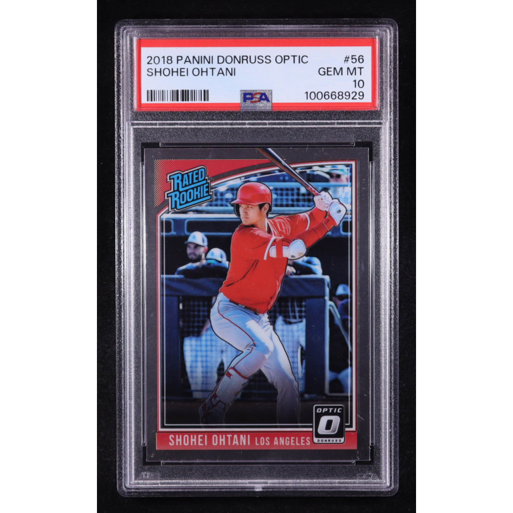 Shohei Ohtani 2018 Donruss Optic RR #56 RC (PSA 10) | Pristine Auction