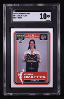 Caitlin Clark 2024-25 Panini Instant Draft Night #DN1 RC (SGC 10) at PristineAuction.com