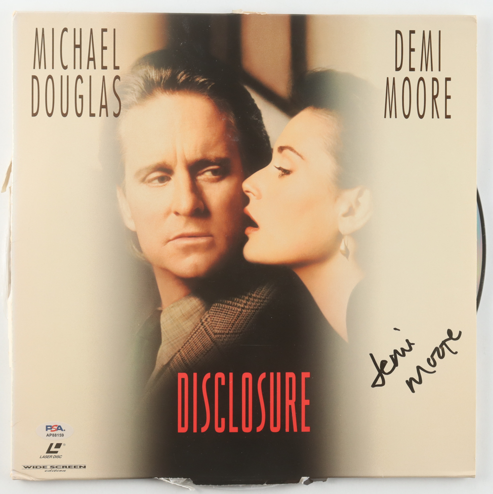 Demi Moore Signed "Disclosure" LaserDisc Album (PSA) at PristineAuction.com Demi Moore Signed "Disclosure" LaserDisc Album (PSA) at PristineAuction.com