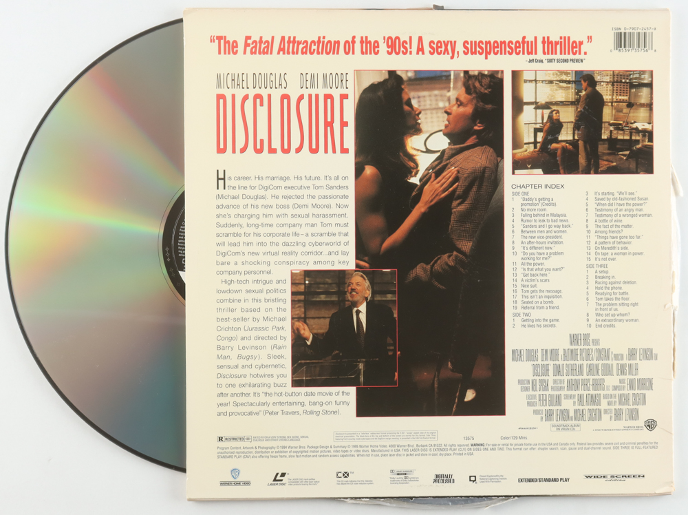 Demi Moore Signed "Disclosure" LaserDisc Album (PSA) at PristineAuction.com Demi Moore Signed "Disclosure" LaserDisc Album (PSA) at PristineAuction.com