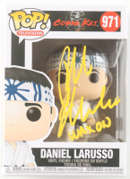 Ralph Macchio Signed "Cobra Kai" #971 Daniel LaRusso Funko Pop! Vinyl Figure Inscribed "Wax On!" (Beckett) at PristineAuction.com