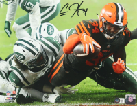 Carlos Hyde Signed Browns 11x14 Photo (Beckett) at PristineAuction.com