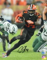Carlos Hyde Signed Browns 11x14 Photo (Beckett) at PristineAuction.com