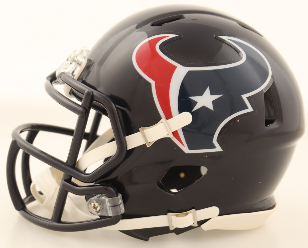 Tank Dell Signed Texans Speed Mini Helmet (JSA) at PristineAuction.com Tank Dell Signed Texans Speed Mini Helmet (JSA) at PristineAuction.com