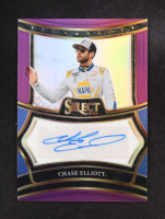 Chase Elliot 2025 Panini Select Racing Purple Auto #S-CET #42/49 at PristineAuction.com