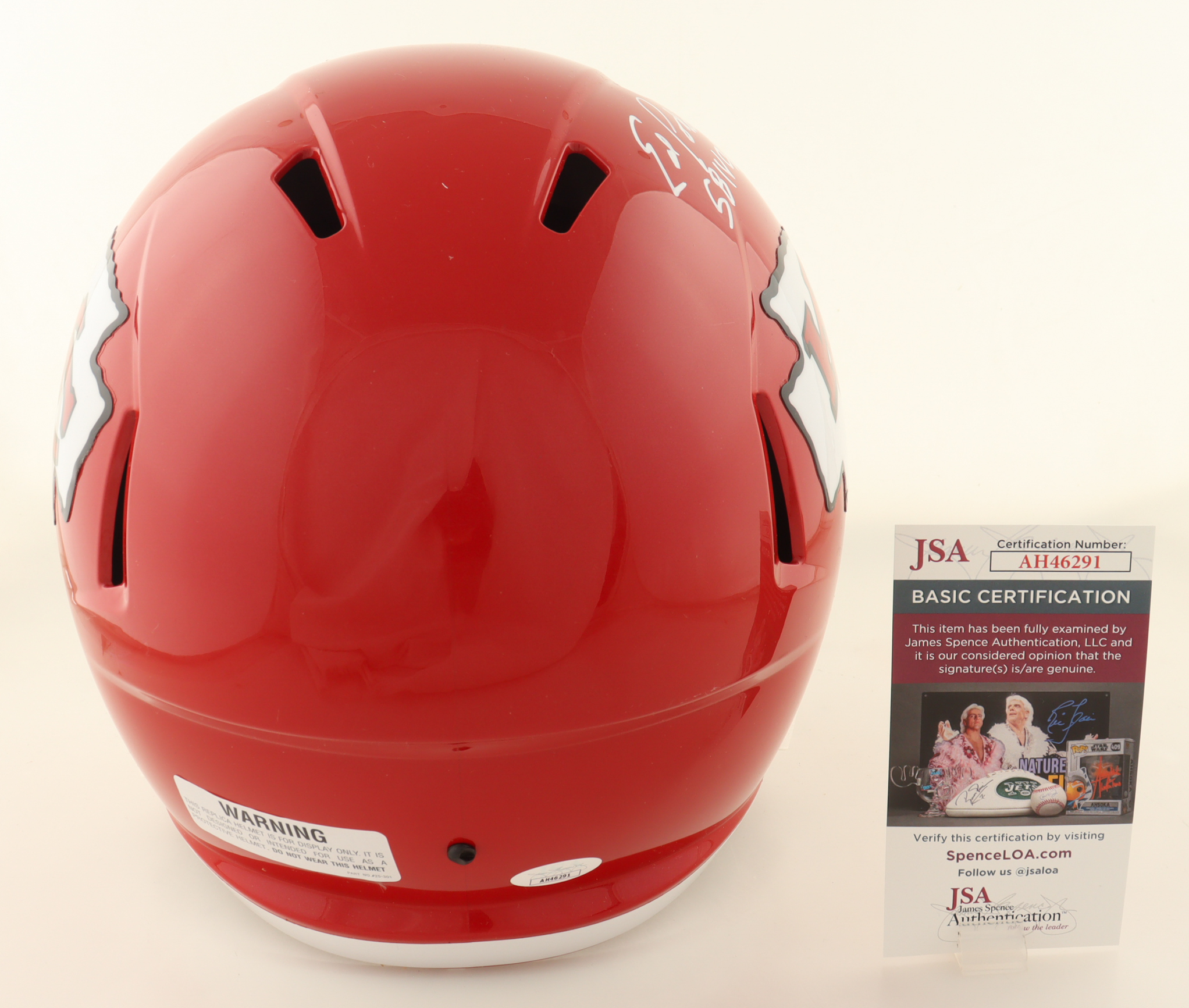 Ed Podolak Signed Chiefs Full-Size Speed Helmet (JSA) at PristineAuction.com Ed Podolak Signed Chiefs Full-Size Speed Helmet (JSA) at PristineAuction.com