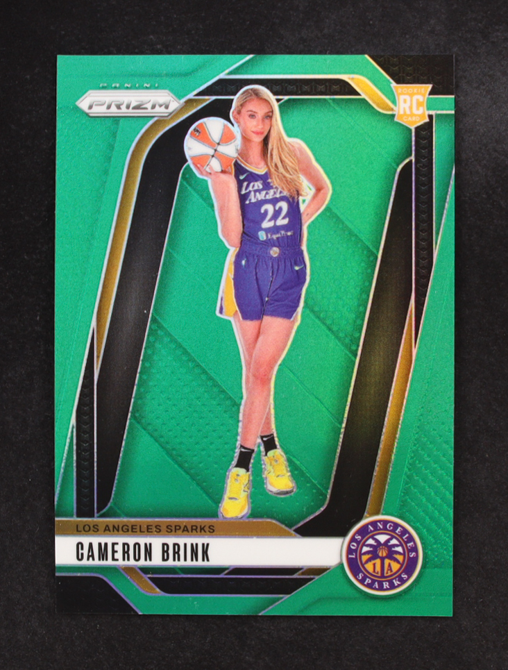 Cameron Brink 2024 Panini Green Prizm #143 RC at PristineAuction.com Cameron Brink 2024 Panini Green Prizm #143 RC at PristineAuction.com