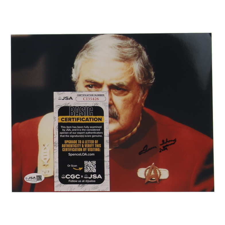 James Doohan Signed "Star Trek" 8x10 Photo Inscribed "Scotty" (JSA) at PristineAuction.com James Doohan Signed "Star Trek" 8x10 Photo Inscribed "Scotty" (JSA) at PristineAuction.com