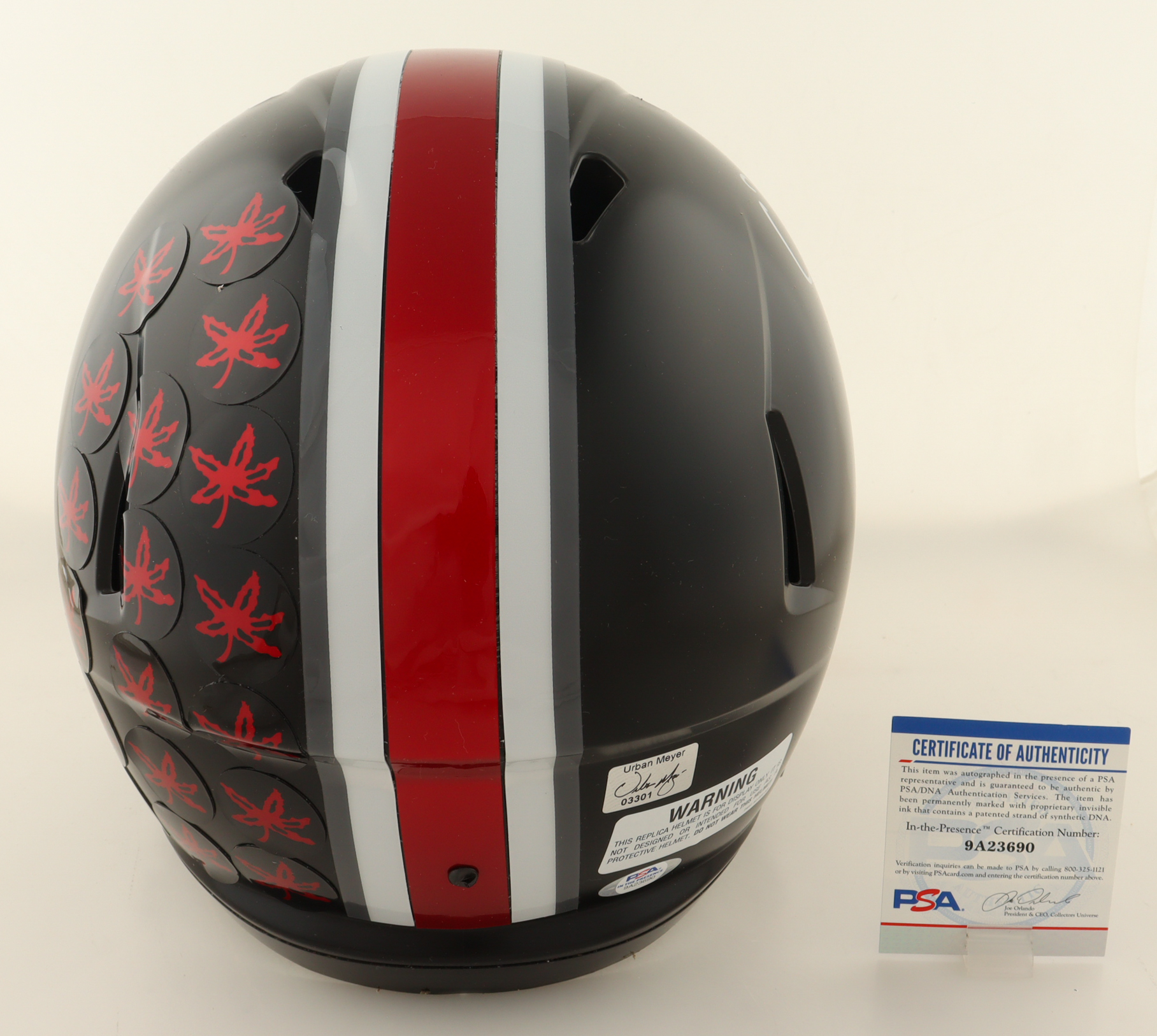 Urban Meyer Signed Ohio State Buckeyes Full-Size Speed Helmet (PSA) at PristineAuction.com Urban Meyer Signed Ohio State Buckeyes Full-Size Speed Helmet (PSA) at PristineAuction.com