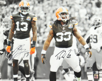 Trent Richardson & Josh Gordon Signed Browns 16x20 Photo (Beckett) at PristineAuction.com