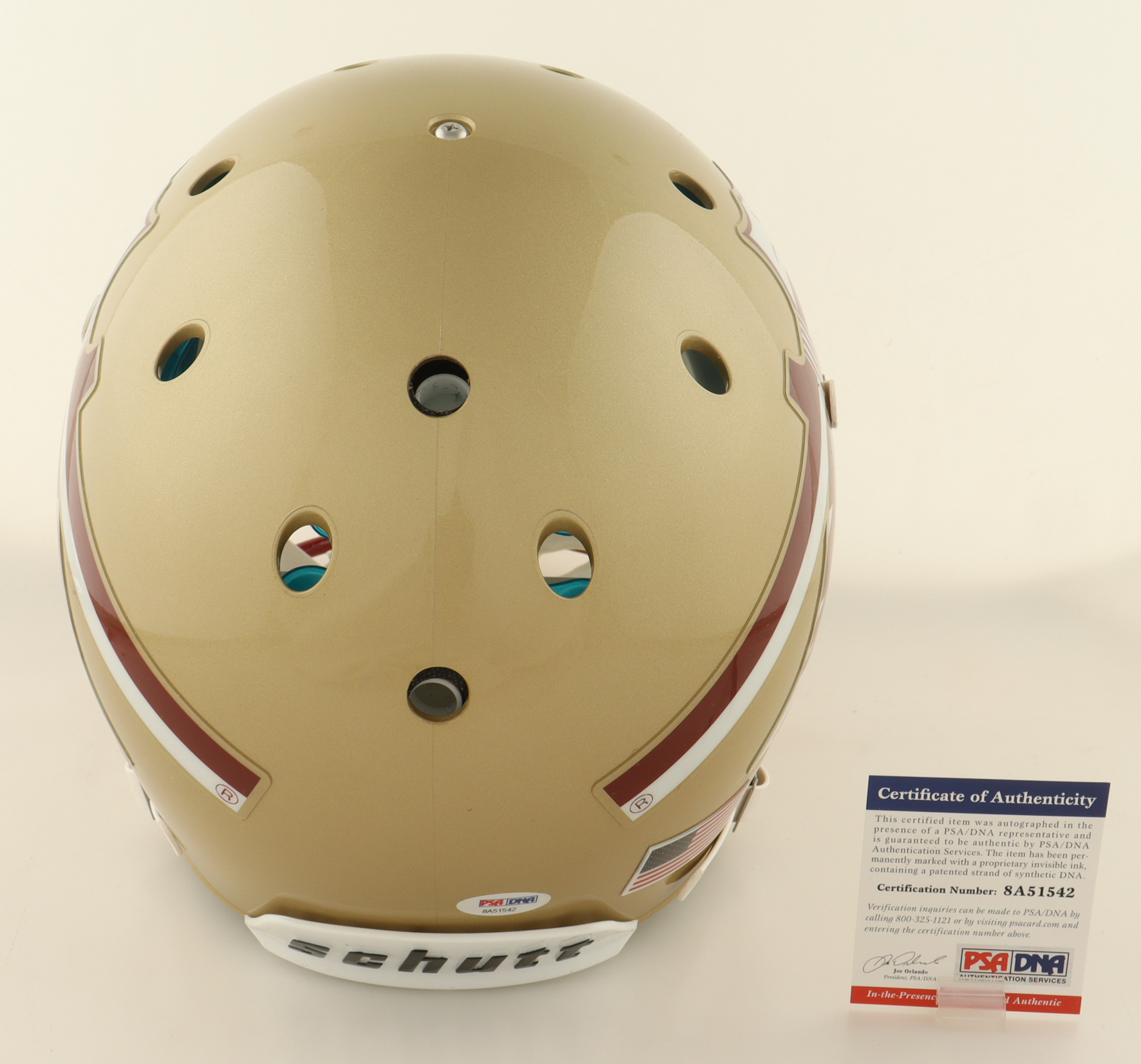 Deion Sanders Signed Florida State Seminoles Full-Size Authentic On-Field Helmet (PSA) at PristineAuction.com Deion Sanders Signed Florida State Seminoles Full-Size Authentic On-Field Helmet (PSA) at PristineAuction.com