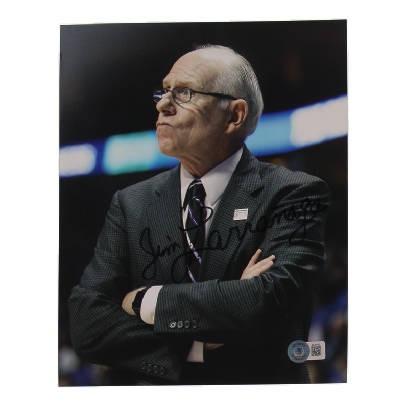 Jim Larranaga Signed Miami Hurricanes 8x10 Photo (Beckett) at PristineAuction.com Jim Larranaga Signed Miami Hurricanes 8x10 Photo (Beckett) at PristineAuction.com