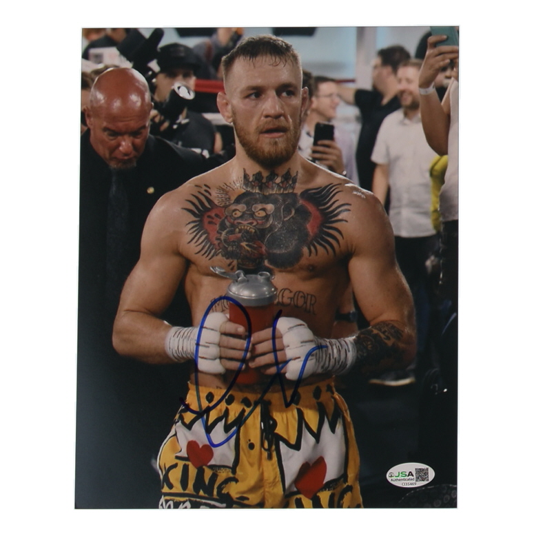Conor McGregor Signed UFC 8x10 Photo (JSA) at PristineAuction.com Conor McGregor Signed UFC 8x10 Photo (JSA) at PristineAuction.com