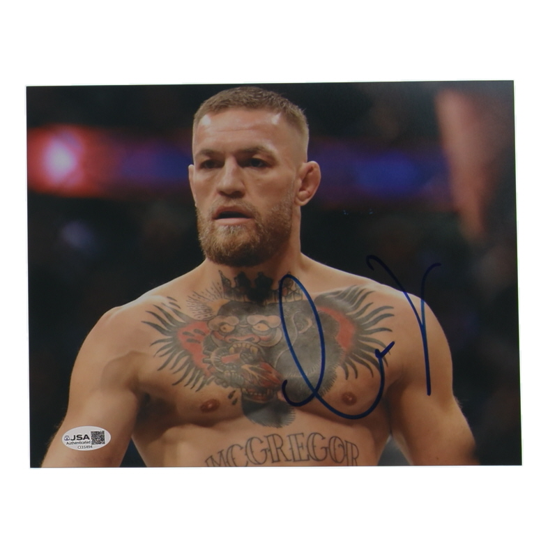 Conor McGregor Signed UFC 8x10 Photo (JSA) at PristineAuction.com Conor McGregor Signed UFC 8x10 Photo (JSA) at PristineAuction.com