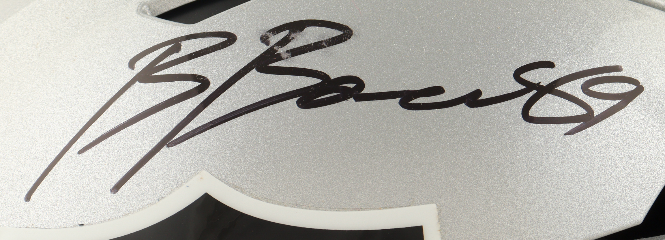 Brock Bowers Signed Raiders Full-Size Authentic On-Field SpeedFlex Helmet (Beckett) at PristineAuction.com Brock Bowers Signed Raiders Full-Size Authentic On-Field SpeedFlex Helmet (Beckett) at PristineAuction.com