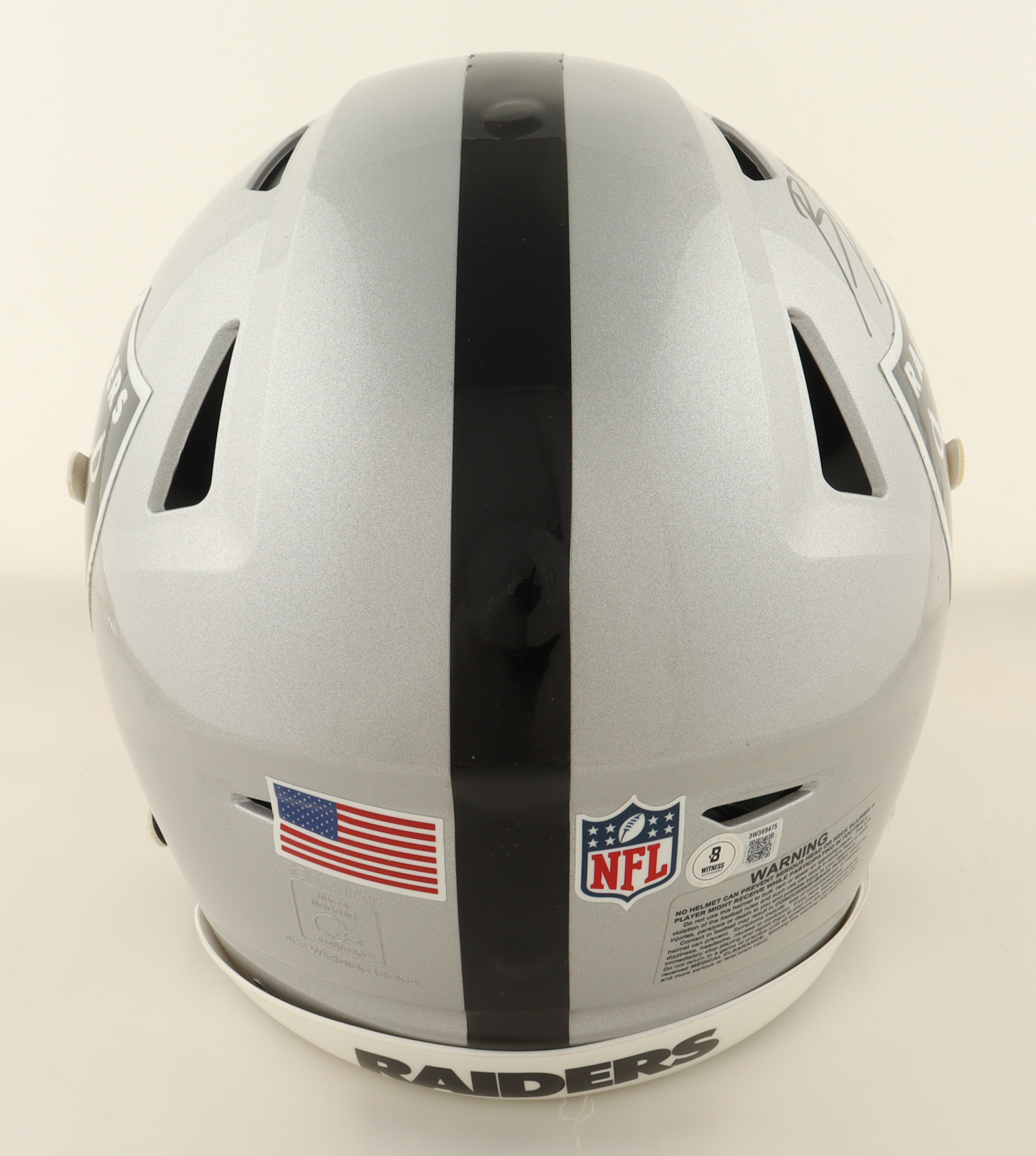 Brock Bowers Signed Raiders Full-Size Authentic On-Field SpeedFlex Helmet (Beckett) at PristineAuction.com Brock Bowers Signed Raiders Full-Size Authentic On-Field SpeedFlex Helmet (Beckett) at PristineAuction.com