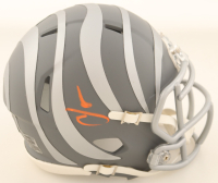 Chad 'Ochocinco' Johnson Signed Bengals Slate Alternate Speed Mini Helmet (Beckett) at PristineAuction.com