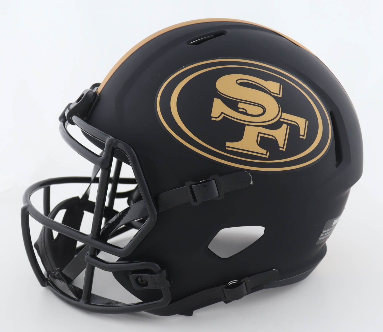 Fred Warner Signed 49ers Full-Size Eclipse Alternate Speed Helmet (Beckett) at PristineAuction.com Fred Warner Signed 49ers Full-Size Eclipse Alternate Speed Helmet (Beckett) at PristineAuction.com