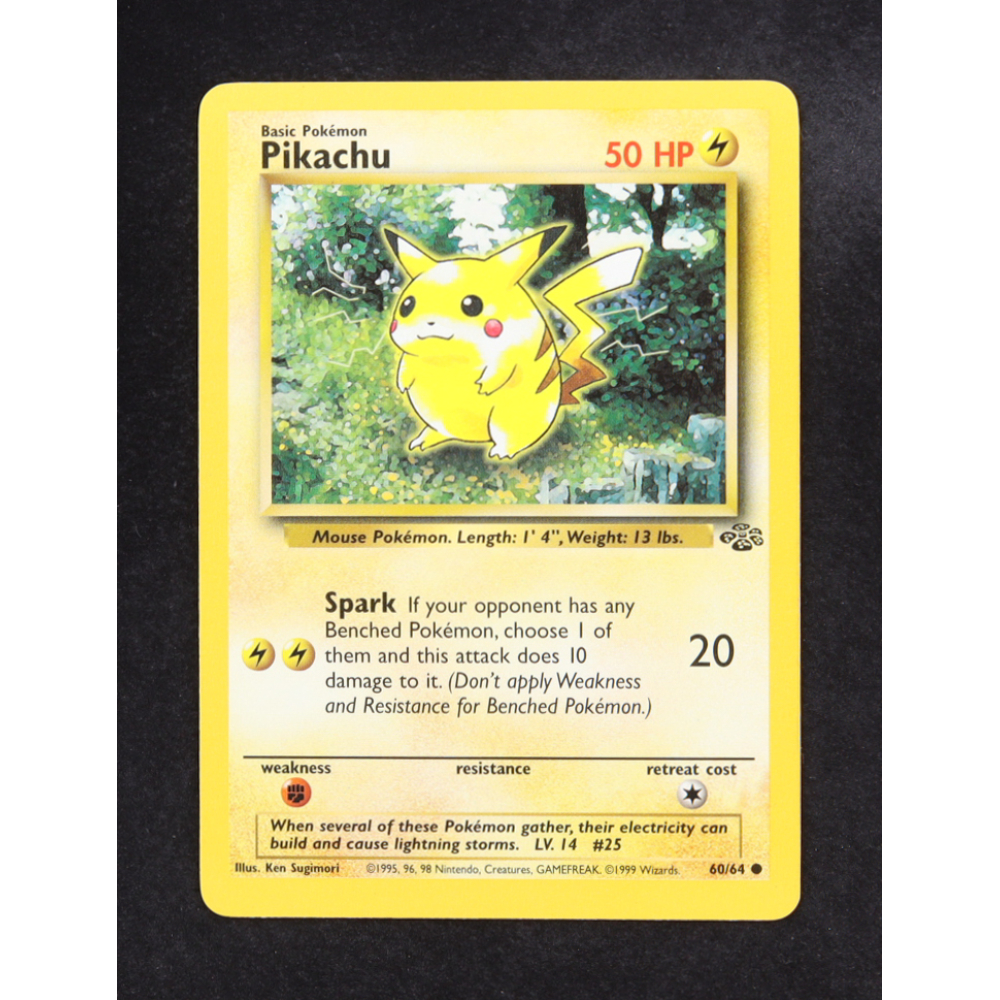Pikachu 1999 Pokemon Jungle #60 at PristineAuction.com