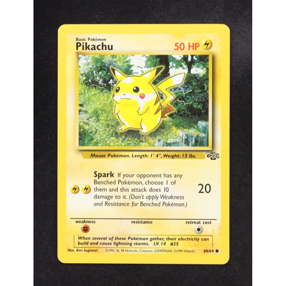 Pikachu 1999 Pokemon Jungle #60 at PristineAuction.com