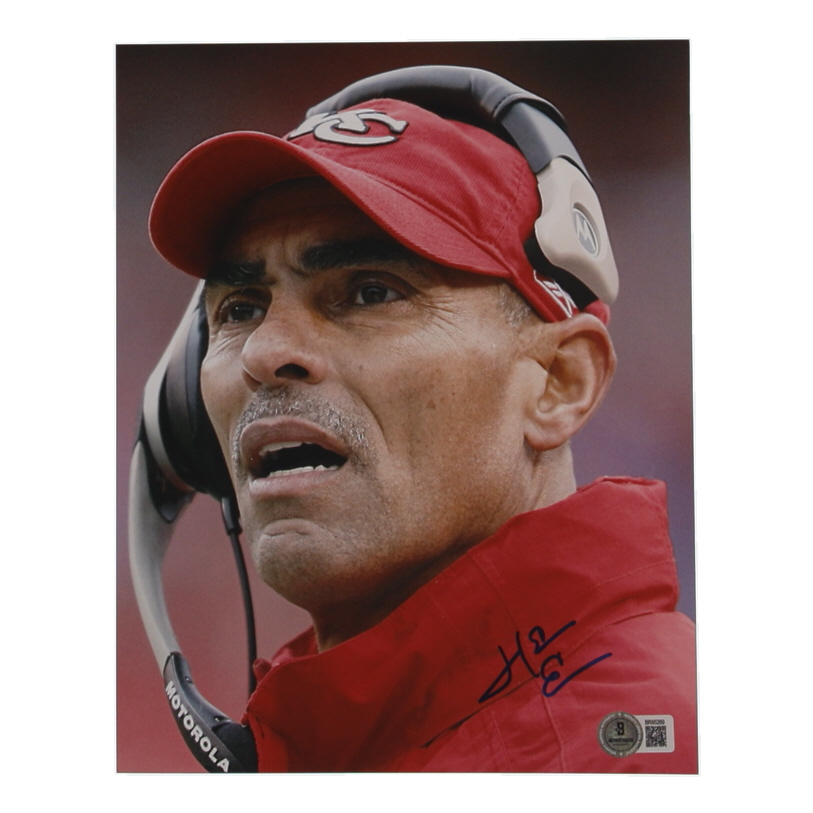 Herman Edwards Signed Chiefs 8x10 Photo (Beckett) at PristineAuction.com Herman Edwards Signed Chiefs 8x10 Photo (Beckett) at PristineAuction.com