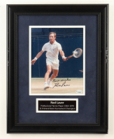 Rod Laver Signed Custom Framed Photo Display Inscribed "Best Wishes" (SportsCollectibles) at PristineAuction.com