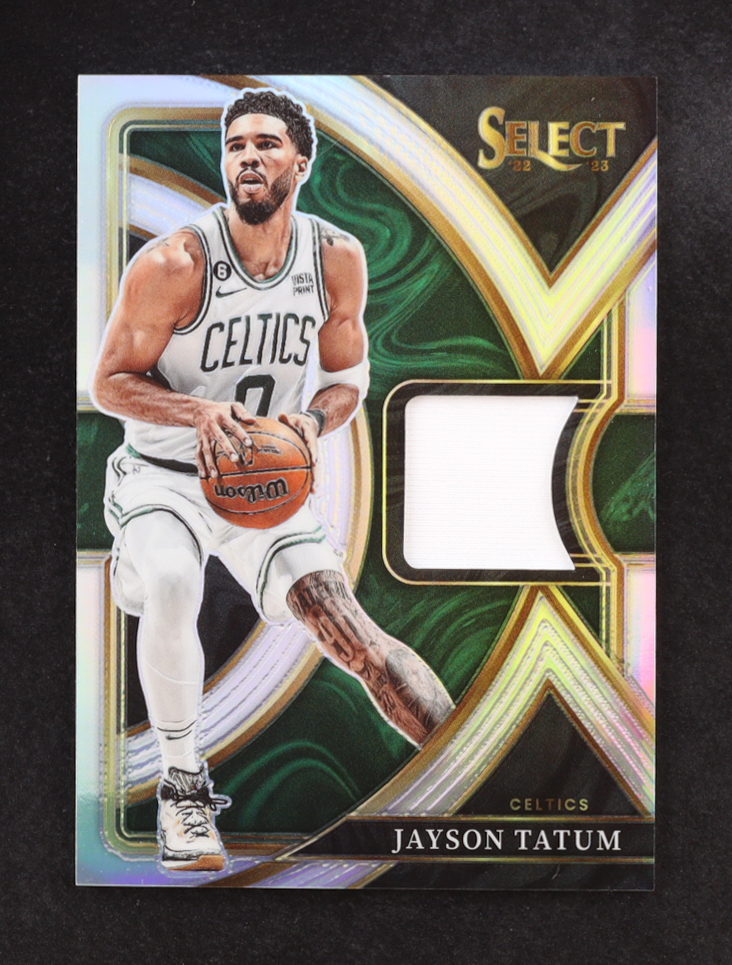 Jayson Tatum 2022-23 Select Selective Swatches #SS-JT at PristineAuction.com Jayson Tatum 2022-23 Select Selective Swatches #SS-JT at PristineAuction.com
