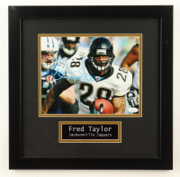 Fred Taylor Signed Jaguars Custom Framed Photo Display (JSA) at PristineAuction.com
