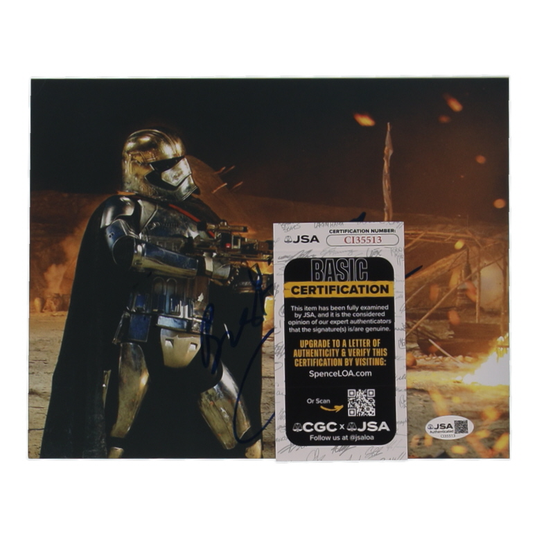 Gwendoline Christie Signed "Star Wars: Episode VII – The Force Awakens" 8x10 Photo Inscribed "Best Wishes" (JSA) at PristineAuction.com Gwendoline Christie Signed "Star Wars: Episode VII – The Force Awakens" 8x10 Photo Inscribed "Best Wishes" (JSA) at PristineAuction.com