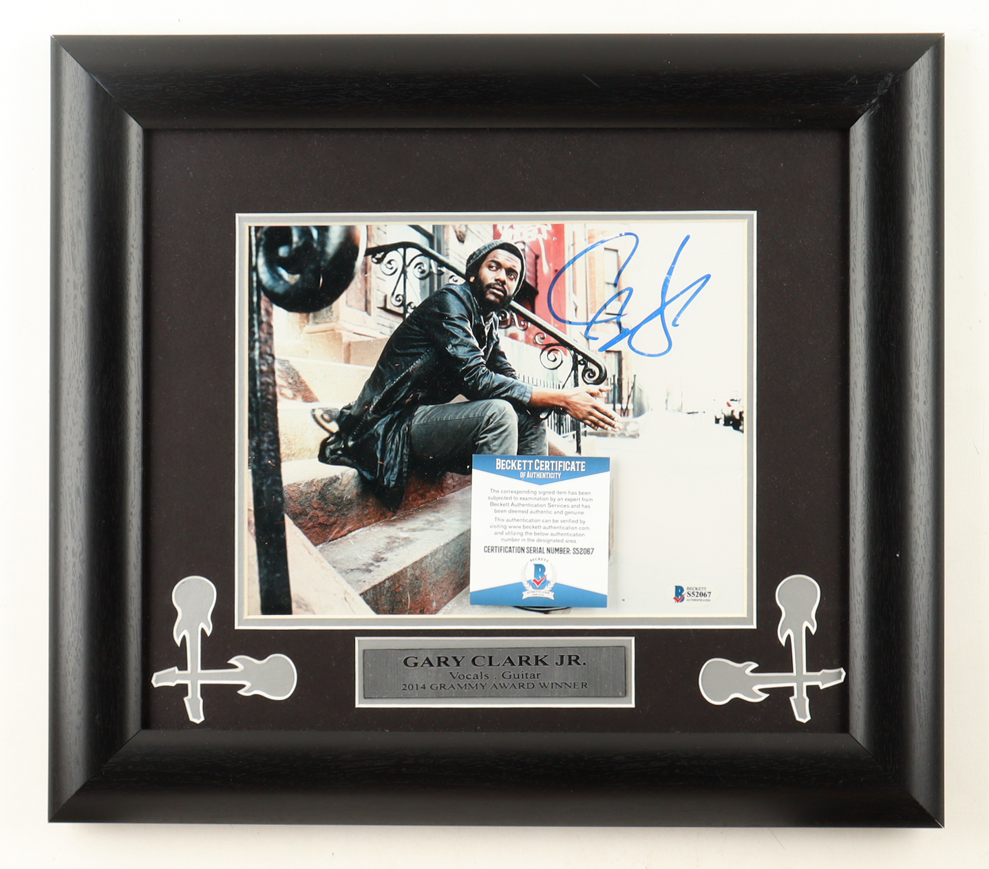 Gary Clark Jr. Signed Custom Framed Photo Display (Beckett) at PristineAuction.com Gary Clark Jr. Signed Custom Framed Photo Display (Beckett) at PristineAuction.com