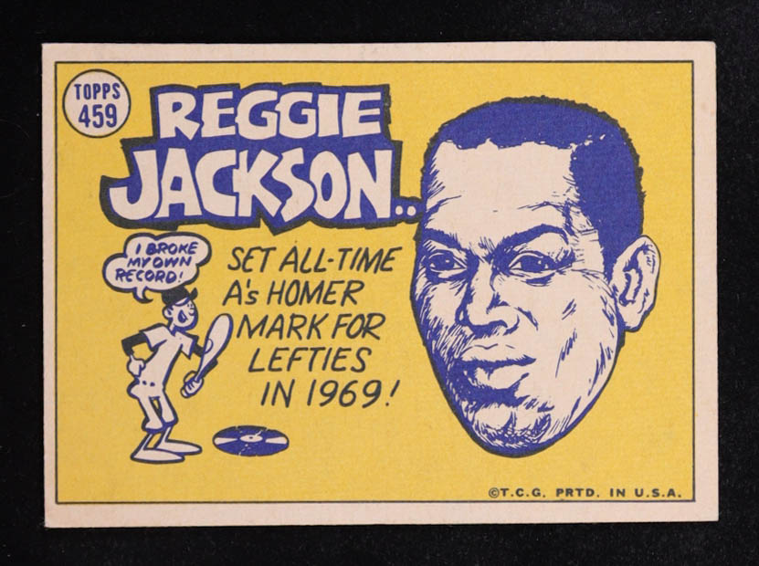 Reggie Jackson 1970 Topps #459 AS at PristineAuction.com Reggie Jackson 1970 Topps #459 AS at PristineAuction.com