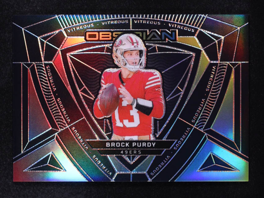 Brock Purdy 2024 Panini Obsidian Vitreous #15