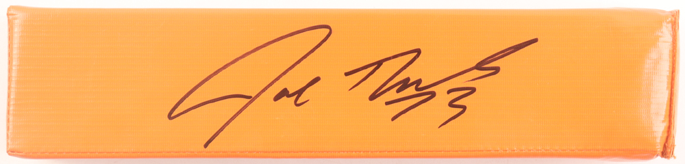 Joe Thomas Signed End Zone Pylon (Beckett) at PristineAuction.com Joe Thomas Signed End Zone Pylon (Beckett) at PristineAuction.com