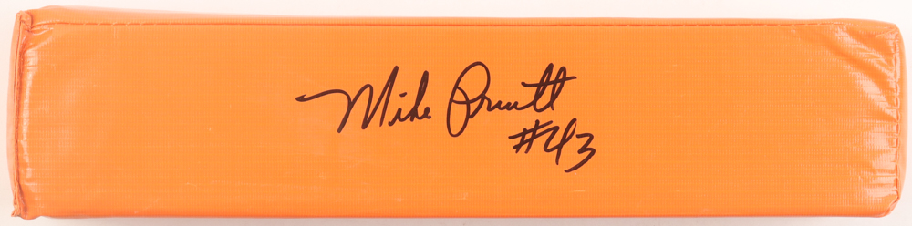 Mike Pruitt Signed Full-Size Football Pylon (Beckett) at PristineAuction.com Mike Pruitt Signed Full-Size Football Pylon (Beckett) at PristineAuction.com