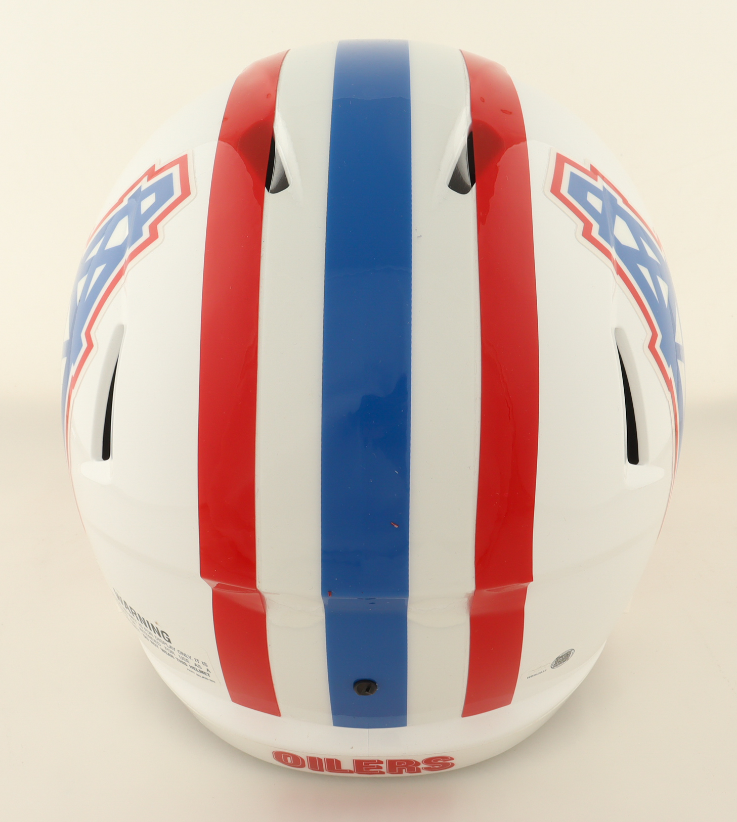 Warren Moon Signed Oilers Full-Size Speed Helmet Inscribed "HOF 06" (JSA) at PristineAuction.com Warren Moon Signed Oilers Full-Size Speed Helmet Inscribed "HOF 06" (JSA) at PristineAuction.com