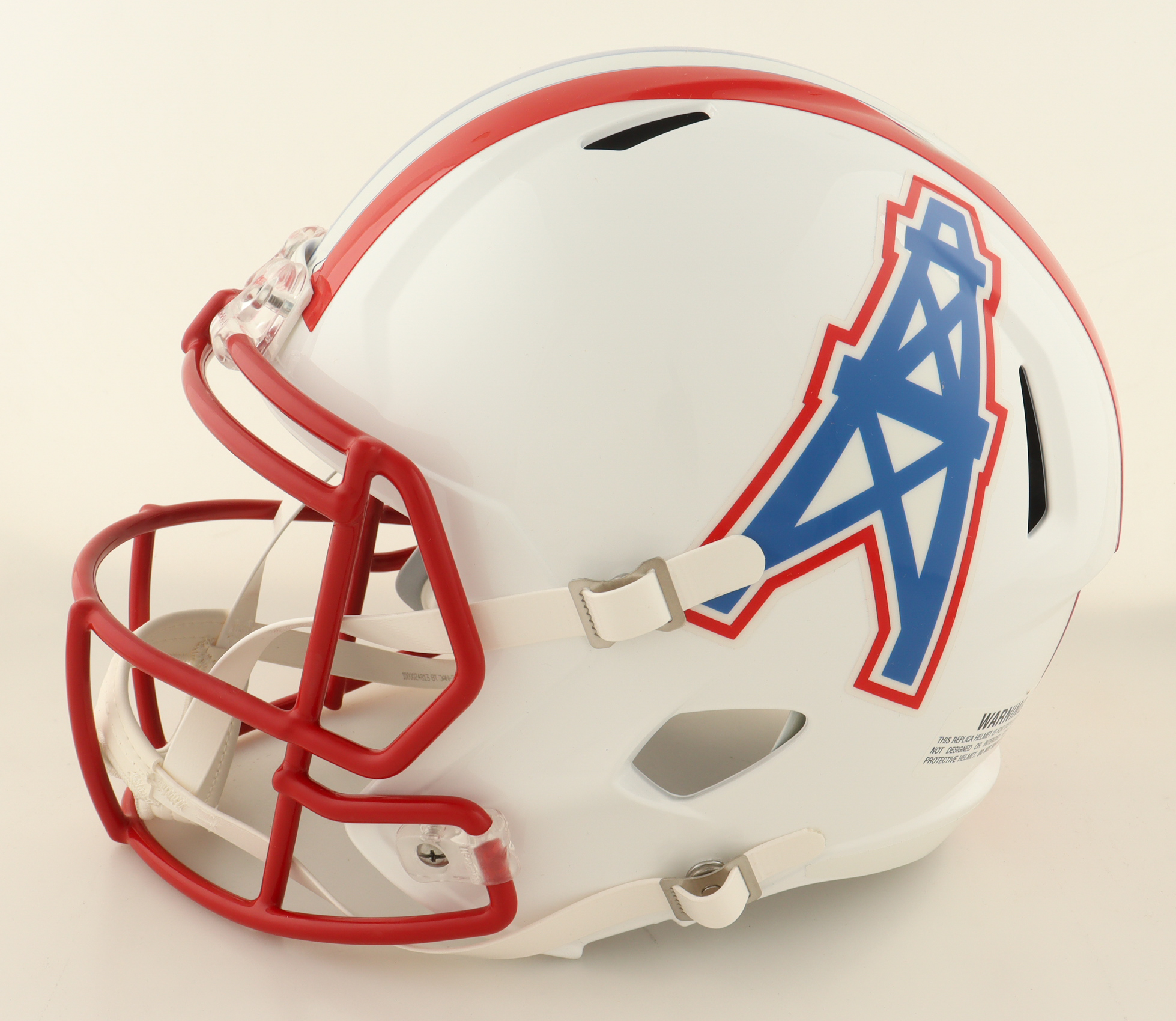 Warren Moon Signed Oilers Full-Size Speed Helmet Inscribed "HOF 06" (JSA) at PristineAuction.com Warren Moon Signed Oilers Full-Size Speed Helmet Inscribed "HOF 06" (JSA) at PristineAuction.com