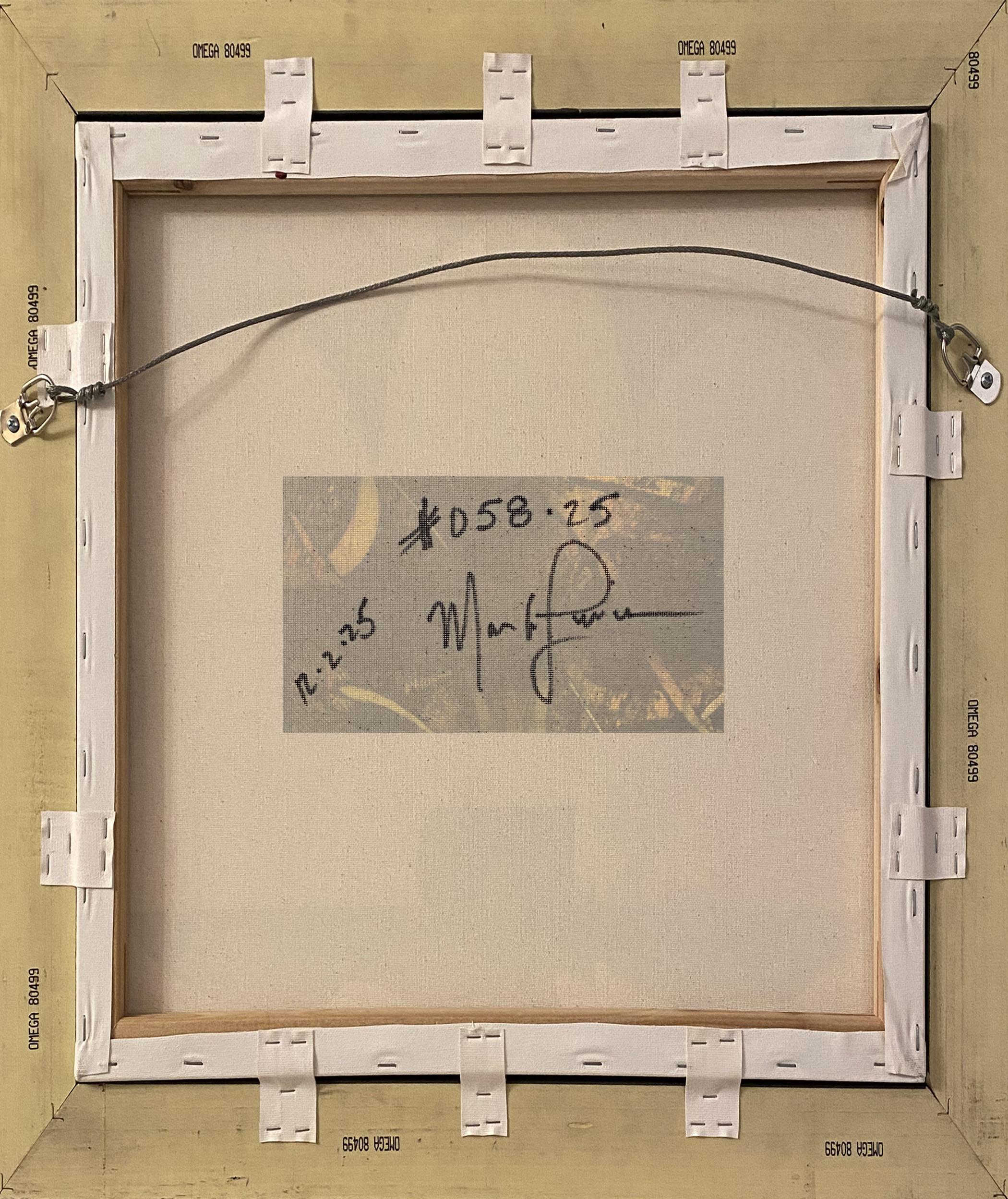 Mark Lewis Custom Framed Original Painting On Canvas #058-25 (Lewis) at PristineAuction.com Mark Lewis Custom Framed Original Painting On Canvas #058-25 (Lewis) at PristineAuction.com