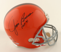 Jim Brown Signed Browns Full-Size Helmet Inscribed "HOF 71" (Beckett) at PristineAuction.com