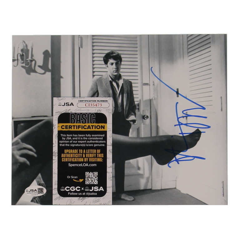 Dustin Hoffman Signed "The Graduate" 8x10 Photo (JSA) at PristineAuction.com Dustin Hoffman Signed "The Graduate" 8x10 Photo (JSA) at PristineAuction.com