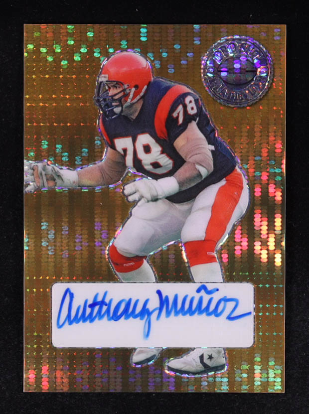 Anthony Munoz 2023 Leaf Pro Set Metal Platinum Pulsar Gold #PL-AM1 #1/1 at PristineAuction.com Anthony Munoz 2023 Leaf Pro Set Metal Platinum Pulsar Gold #PL-AM1 #1/1 at PristineAuction.com