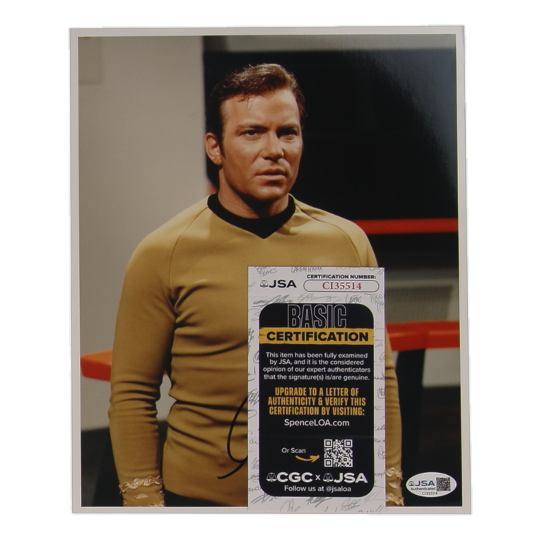 William Shatner Signed "Star Trek" 8x10 Photo (JSA) at PristineAuction.com William Shatner Signed "Star Trek" 8x10 Photo (JSA) at PristineAuction.com