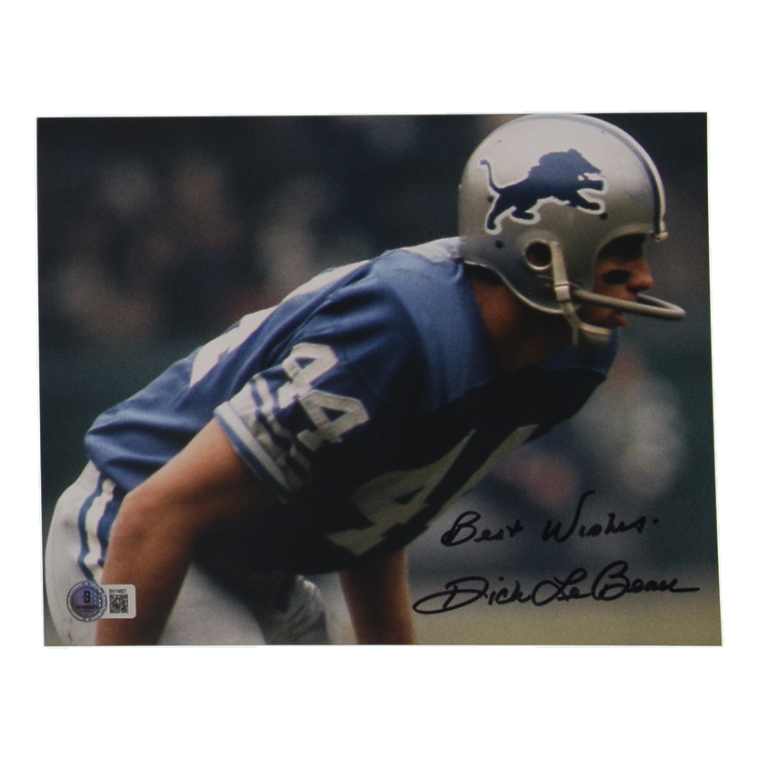 Dick LeBeau Signed Lions 8x10 Photo Inscribed "Best Wishes" (Beckett) at PristineAuction.com Dick LeBeau Signed Lions 8x10 Photo Inscribed "Best Wishes" (Beckett) at PristineAuction.com