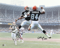 Webster Slaughter & Reggie Langhorne Signed Browns 16x20 Photo (Beckett) at PristineAuction.com