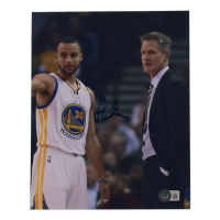Steve Kerr Signed Warriors 8x10 Photo (Beckett) at PristineAuction.com