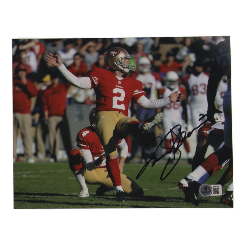 David Akers Signed 49ers 8x10 Photo (Beckett) at PristineAuction.com David Akers Signed 49ers 8x10 Photo (Beckett) at PristineAuction.com