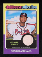 Ronald Acuna Jr. 2024 Topps Heritage Clubhouse Collection Relics #CCRRAC at PristineAuction.com