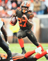 Kareem Hunt Signed Browns 16x20 Photo (Beckett) at PristineAuction.com