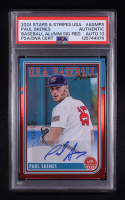 Paul Skenes 2024 USA Baseball Stars and Stripes USA Baseball Alumni Signatures Red #9 #28/199 (PSA | Auto 10) at PristineAuction.com