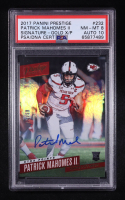 Patrick Mahomes II 2017 Prestige Rookie Autographs Xtra Points Gold #232 RC #12/50 (PSA 8 | Auto 10) at PristineAuction.com